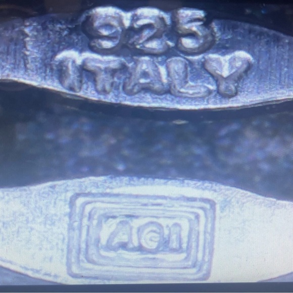 Italian 925 Silver 8” AGI chain with palm tree charm - NEW!!! - Picture 8 of 8